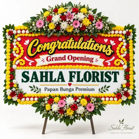 Papan Bunga Ucapan Selamat Tegal