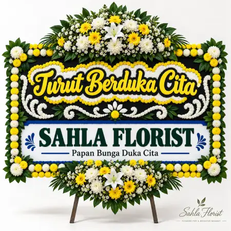 Papan Bunga Duka Tegal