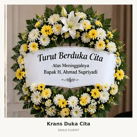 Krans Bunga Duka Tegal